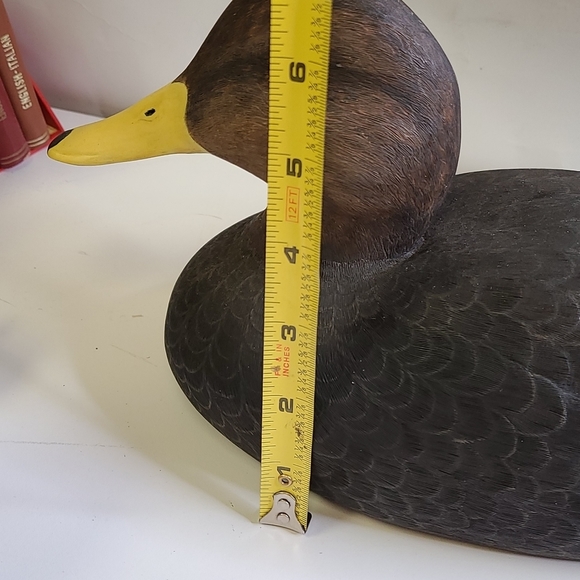 1997 Darren Osmond Carved Decoy Duck, handcarved
